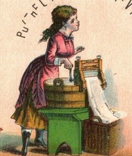 See Thru Victorian Trade Card