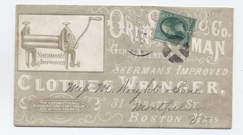 1870s boston 3ct banknote - 1870s,