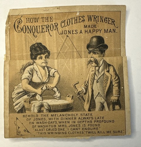 Fold out victorian trade - fold,