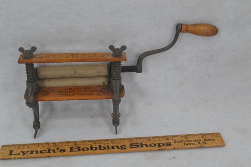 Antique toy clothes wringer - antique,