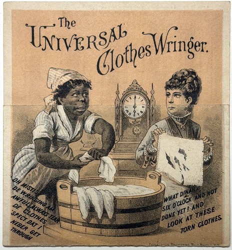1880 universal clothes wringer - clothes,