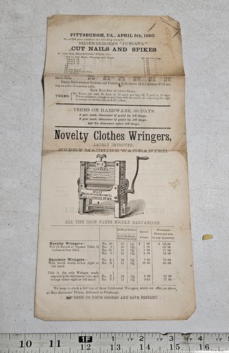 Vtg 1880 novelty - vtg,