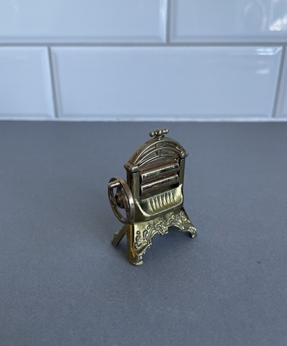 Vintage brass miniature doll - vintage,